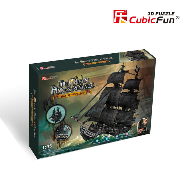 3D puzzle loď Queen Ann's Revenge, zábava pro každý věk