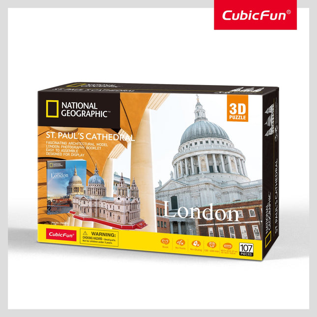 3D puzzle katedrála sv. Pavla – zábavná a poutavá aktivita