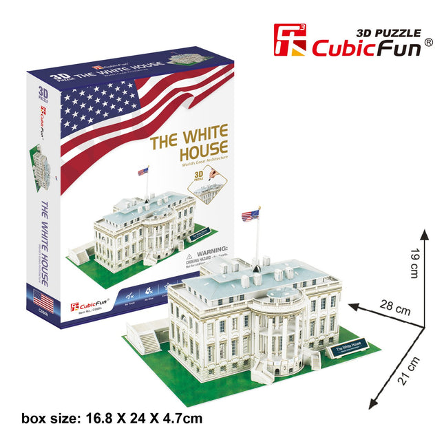 3D puzzle Bílý dům, zábava pro každý věk