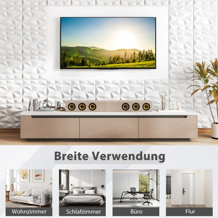 3D nástěnné panely, diamantový vzor, 50 ks, pokrytí 4.5m²