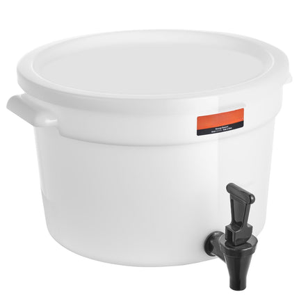 3 Gallon Beverage Dispenser – Plastic, Spigot, Lid
