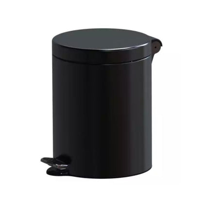 Ocelový pedálový koš 3L s mechanismem Click Lock, černá