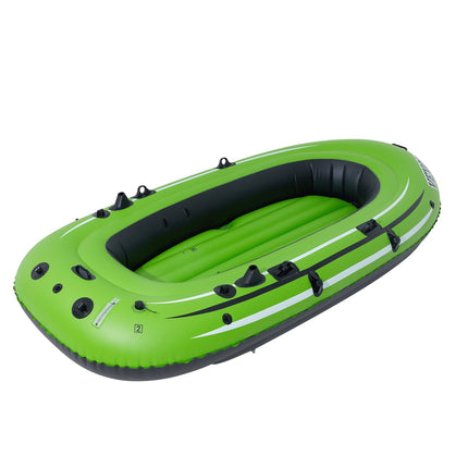 3-Person Inflatable Fishing Boat, 1100 lb, Oars & Pump
