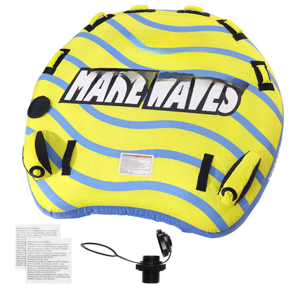3-Person Towable Tube with Fins, Nylon Cover, 510 lb