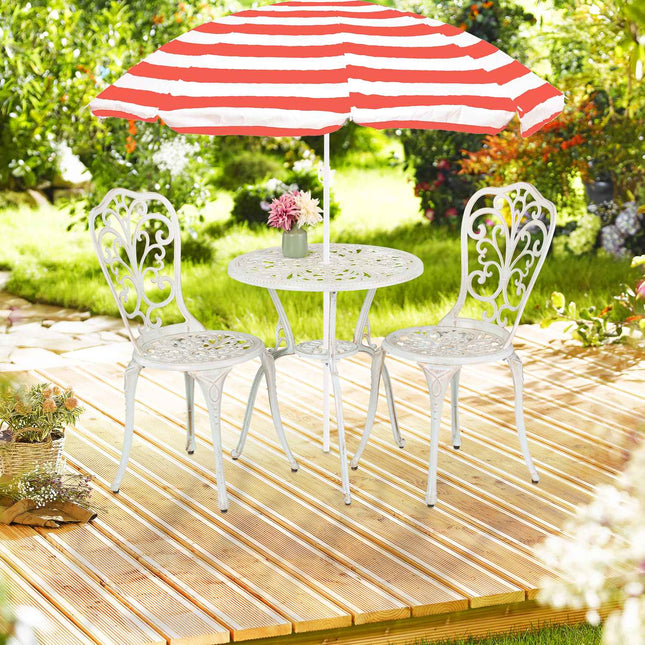 3dílný zahradní bistro set – zahradní nábytek v antickém stylu