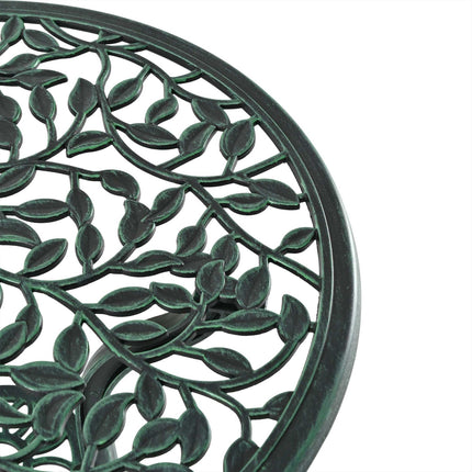 3dílný kovový bistro set – stůl a židle