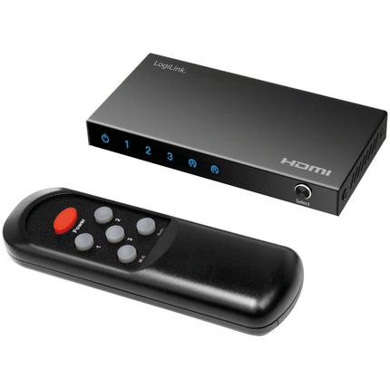 3portový HDMI přepínač, 4K/60Hz, HDMI 2.0, s dálkovým ovládáním