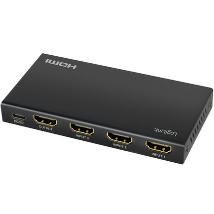 3portový HDMI přepínač, 4K/60Hz, HDMI 2.0, s dálkovým ovládáním