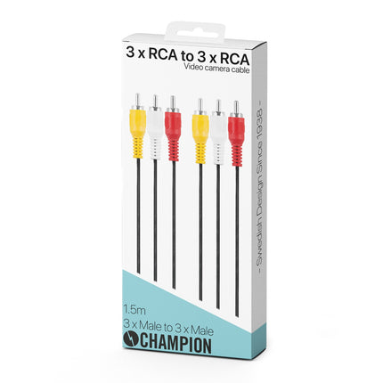 3 RCA - 3 RCA samec-samec 1.5m