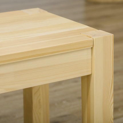 Třímístná jídelní lavice z borovice, nosnost 330 kg, 150 x 33 x 45 cm