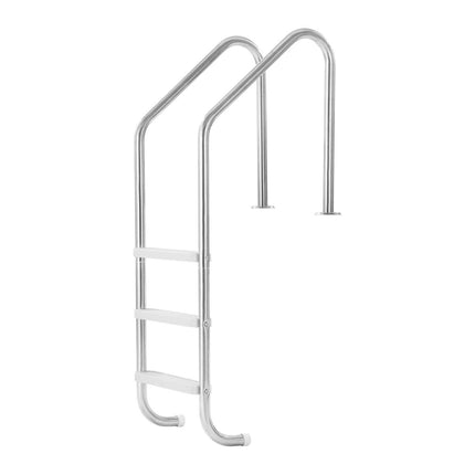 3-Step Pool Ladder, Double Handrails, 304 Steel, 120 kg