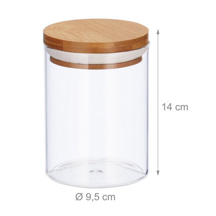 3 dózy na potraviny 600 ml