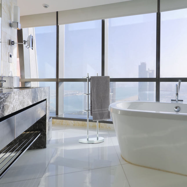 3-Tier Chromed Towel Holder