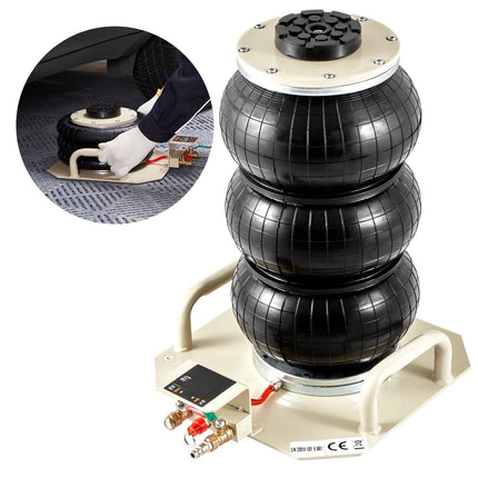3 Ton Triple Bag Air Jack, 450 mm Lift, Pneumatic