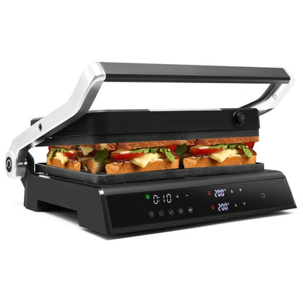 Elektrický kontaktní gril 3v1 na panini 1800W s nepřilnavými plotnami