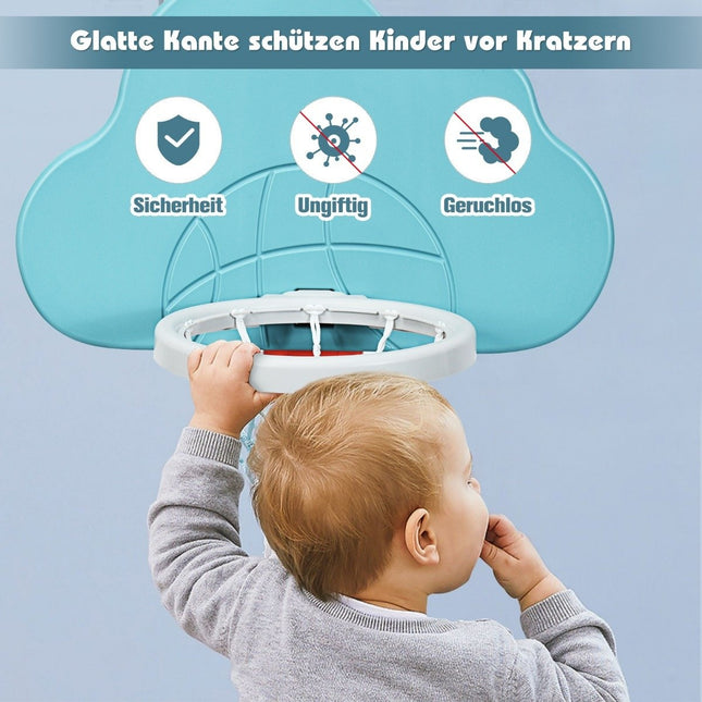 3-in-1 Adjustable Kids Sports Set: Basketball, Soccer, Golf