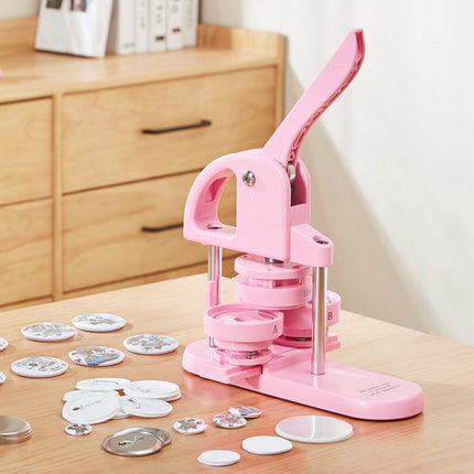 3-in-1 Button Maker Machine, 25 32 58mm, 300pcs Parts
