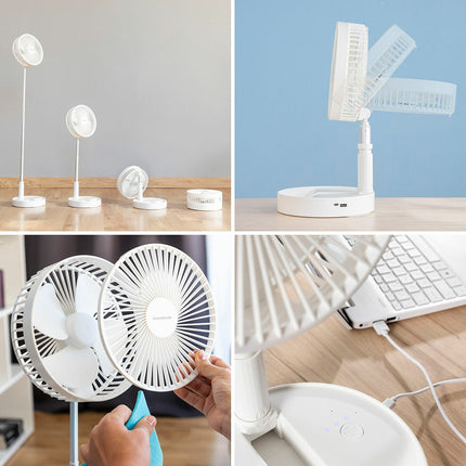 3 v 1 skládací nabíjecí ventilátor Fandle InnovaGoods Ø7,7'' 7200 mAh