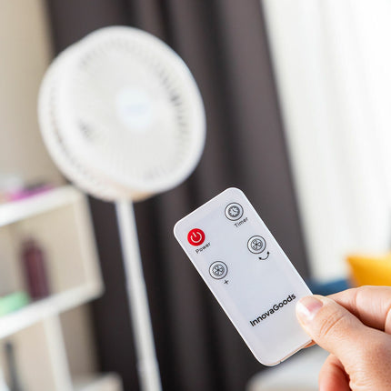 3 v 1 skládací nabíjecí ventilátor Fandle InnovaGoods Ø7,7'' 7200 mAh