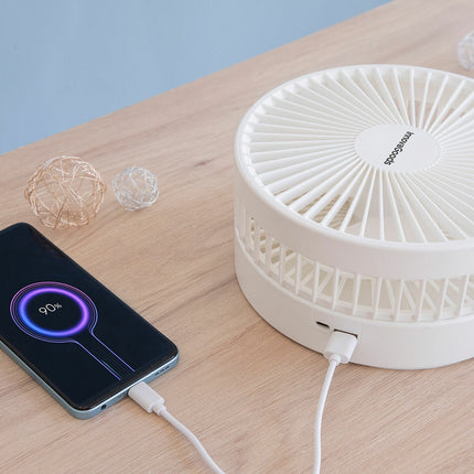 3 v 1 skládací nabíjecí ventilátor Fandle InnovaGoods Ø7,7'' 7200 mAh