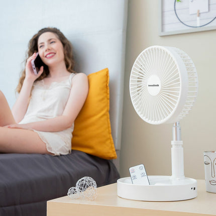 3 v 1 skládací nabíjecí ventilátor Fandle InnovaGoods Ø7,7'' 7200 mAh