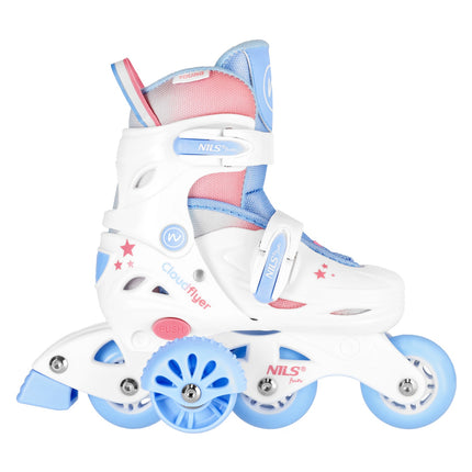 3-in-1 Inline/Quad Skates, White, Size XS-S (30-33)
