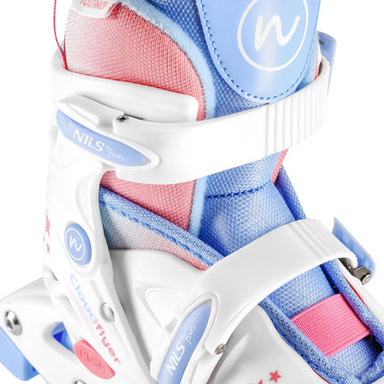 3-in-1 Inline/Quad Skates, White, Size XS-S (30-33)