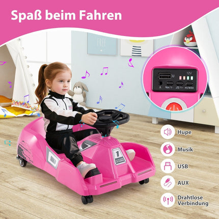 Dětská elektrická motokára 3v1 s odnímatelným mopem, 12V