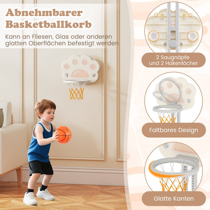 Dětské sportovní centrum 3v1: basketbal, fotbal, golf