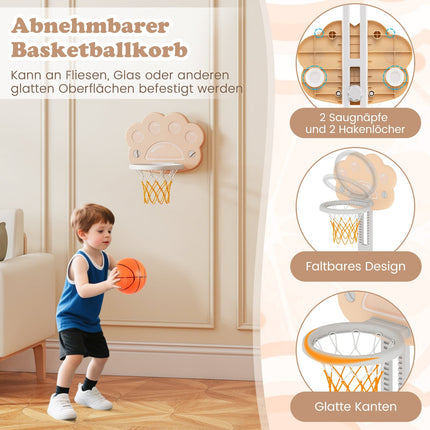 Dětské sportovní centrum 3v1: sada basketbal, fotbal a golf