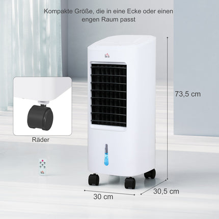 Mobilní klimatizace a zvlhčovač, 7 l, dálkové ovládání, 3 rychlosti