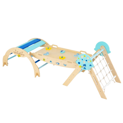 Montessori lezecká sada 3v1 s rampou a obloukem