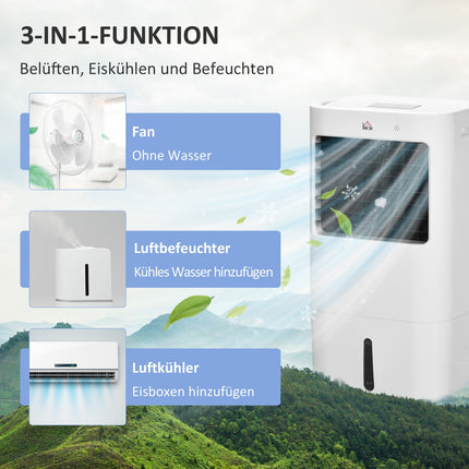 Mobilní klimatizace – 15 l, oscilace 60°, dálkové ovládání