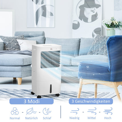 Mobilní klimatizace – 15 l, oscilace 60°, dálkové ovládání