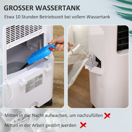 Mobilní klimatizace – 15 l, oscilace 60°, dálkové ovládání