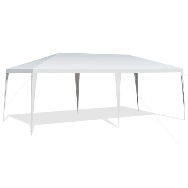 Párty stan 3m x 6m vodotěsný plážový stan s lany bílá