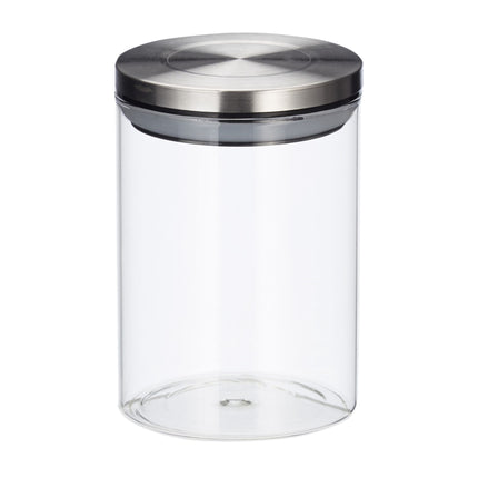 Skleněné dózy s víčky 600 ml, 3 ks