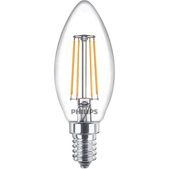 LED žárovka E14 svíčka 4.3W (40W) čirá 470lm, 3 ks