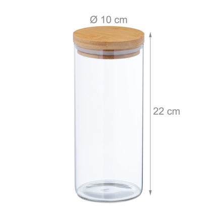 3 ks dózy na potraviny 1300 ml