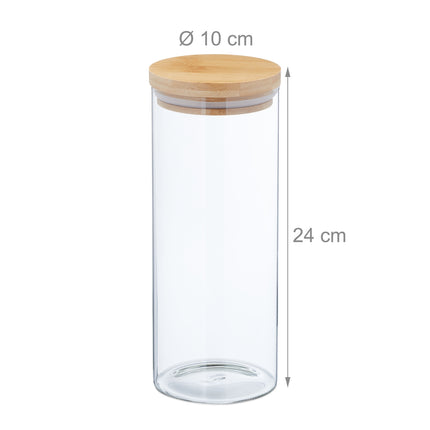 3 ks dózy na potraviny 1500 ml