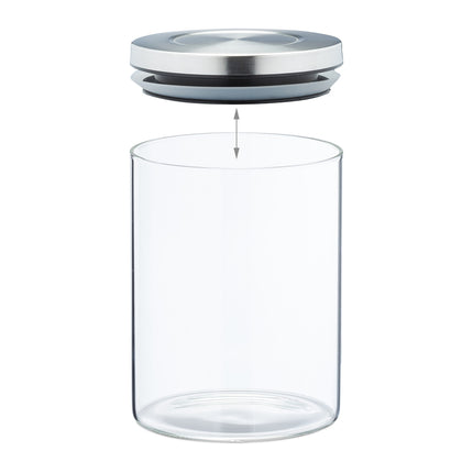 3 pcs. Storage jars in various sizes