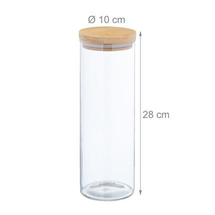 3 Stk. Vorratsgläser 1800 ml