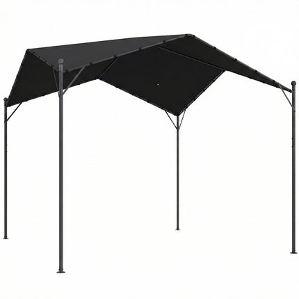Pergola 3x3 m s kovovou konstrukcí a střechou UPF30+