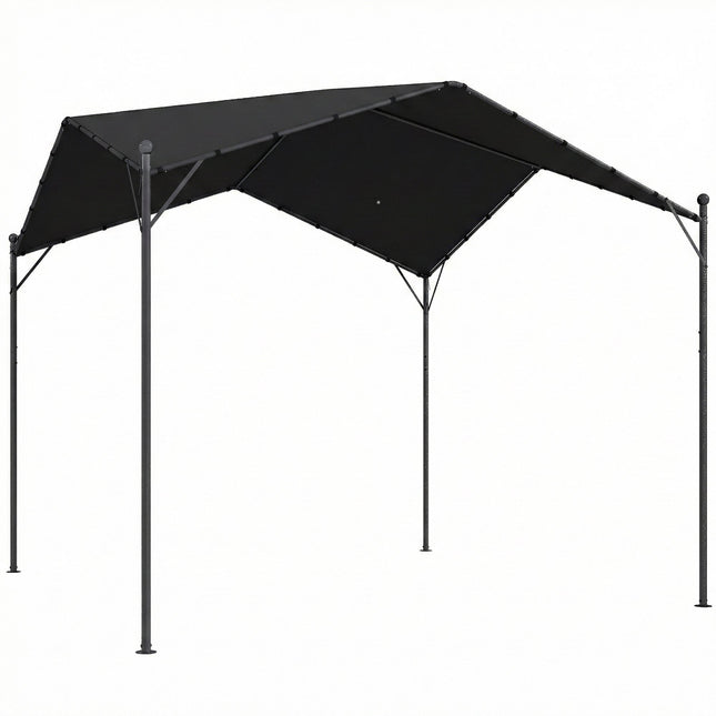 Pergola 3x3 m s kovovou konstrukcí a střechou UPF30+
