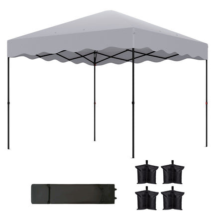 Voděodolný nůžkový pavilon 3x3m, UV 50+, světle šedá