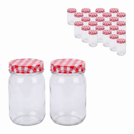 Sada zavařovacích sklenic 400 ml – vzduchotěsná víčka twist-off