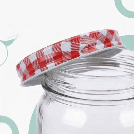 Sada zavařovacích sklenic 400 ml – vzduchotěsná víčka twist-off