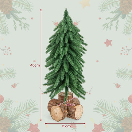 Vánoční stromek na stůl 40 cm, umělý stromek s 200 větvičkami