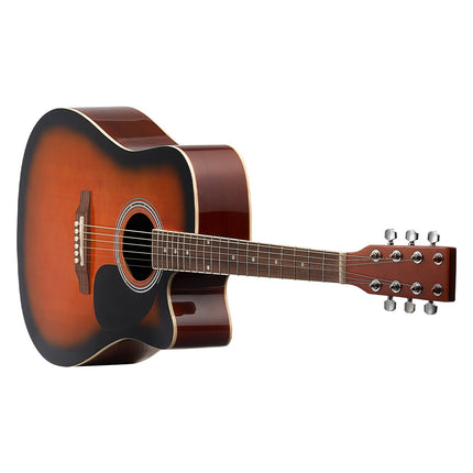 41-Inch Cutaway Acoustic Guitar Bundle, Gig Bag, Sunburst