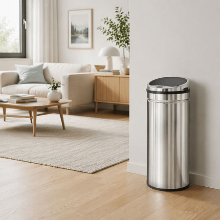 42L Stainless Steel Sensor Bin with Infrared, Kitchen Use
